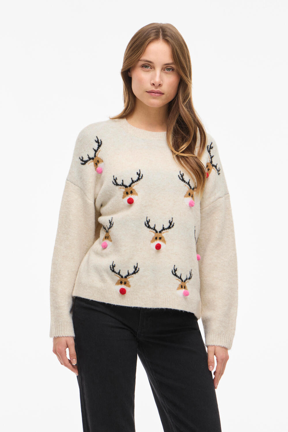 Vimarcipel striktrøje - Birch